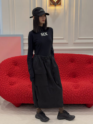 MM6 Maison Margiela - Six Long Sleeved Tights in Black