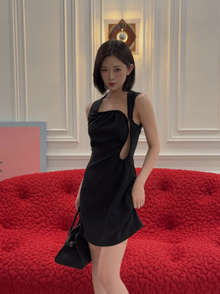 WYNN HAMLYN - Ella Mini Dress in Black