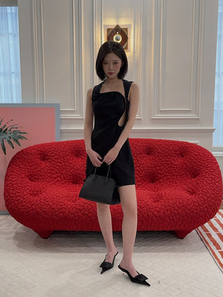 WYNN HAMLYN - Ella Mini Dress in Black