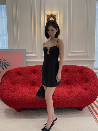 WYNN HAMLYN - Em Mini Dress in Black