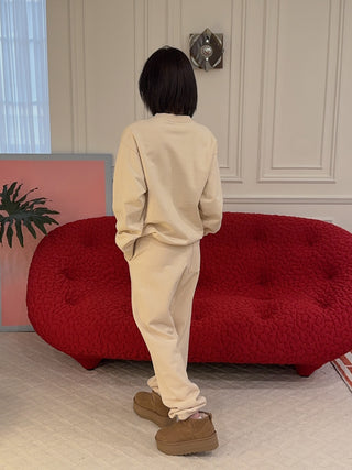 SPORTY & RICH - Equestrian Crewneck in Cream