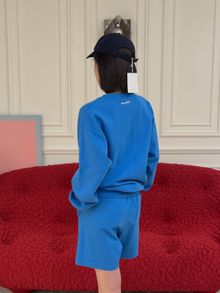 SPORTY & RICH - UCLA Ivy Crewneck in Blue