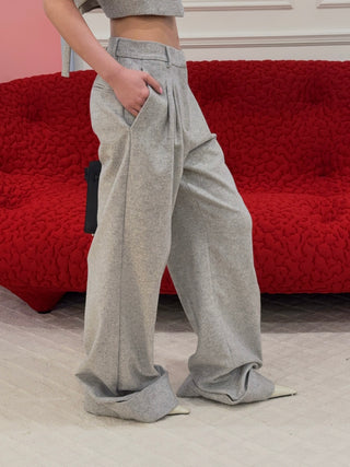 THE ANDAMANE - Nathalie Cuffed Hem Maxi Pants