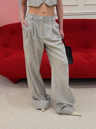 THE ANDAMANE - Nathalie Cuffed Hem Maxi Pants