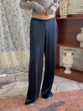 CHRISTOPHER ESBER - Silk Bias Trouser in Navy