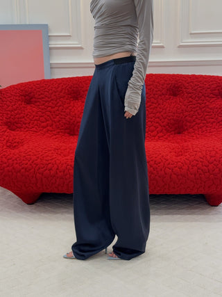 CHRISTOPHER ESBER - Silk Bias Trouser in Navy