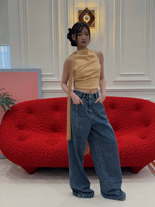 DEME BY GABRIELLA - Sage in Indigo