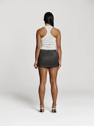 CULTNAKED BUSY SKORT IN GREY
